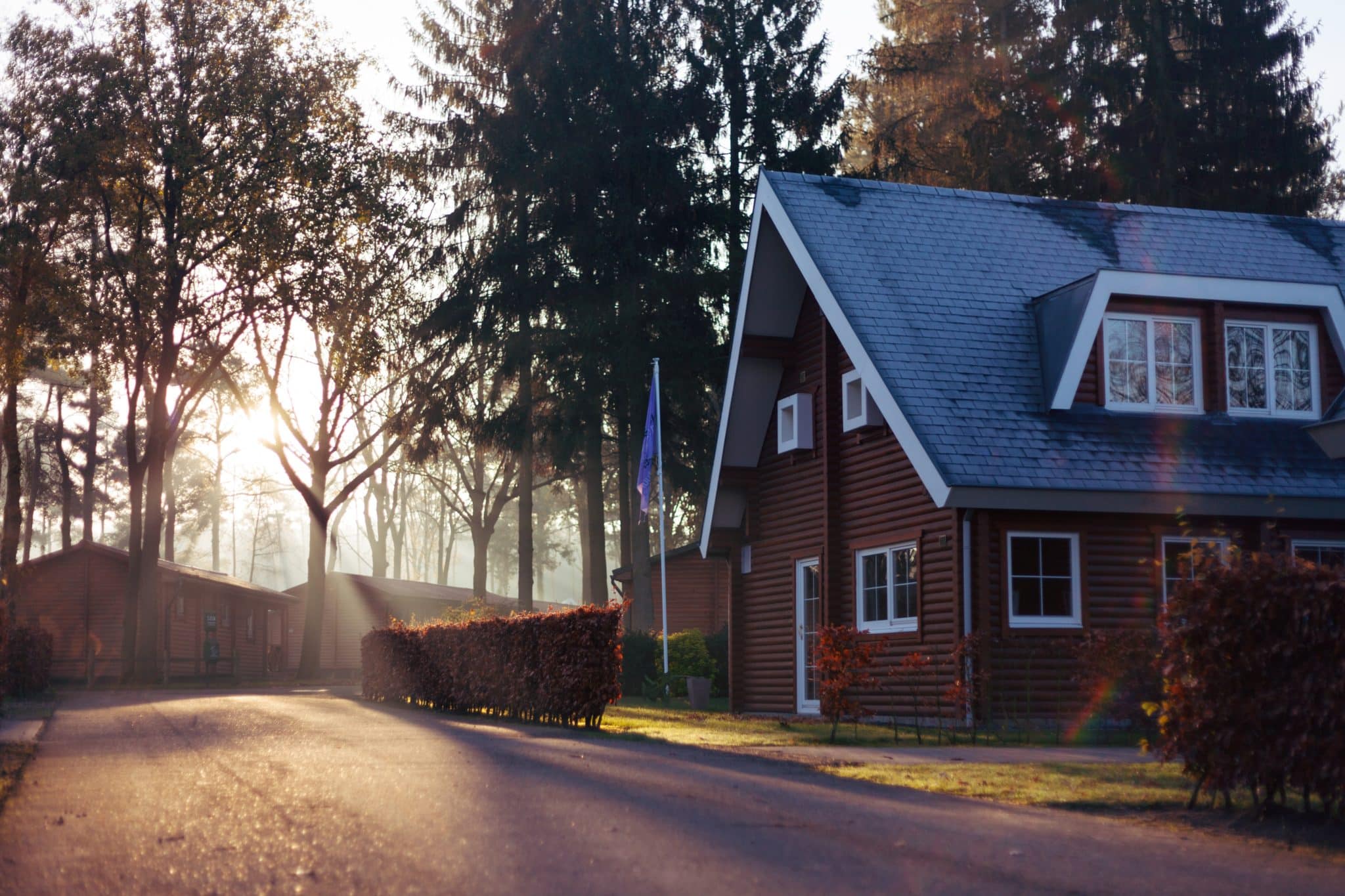 brown-house-blue-roof