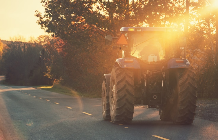 tractor-on-road