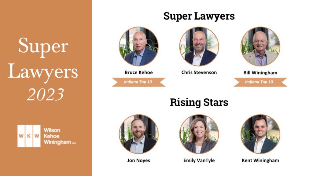 Indiana Super Lawyers for 2023 features all six WKW attorneys