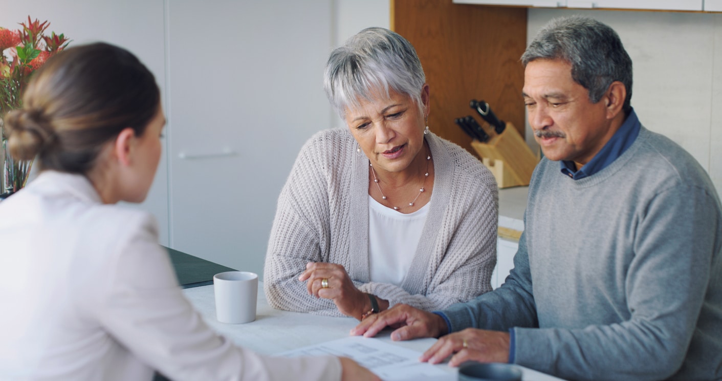 Senior Couple Meeting With a Lawyer