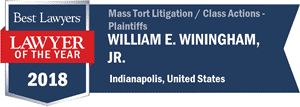 2018 Lawyer of the Year: William E. Winingham Jr.