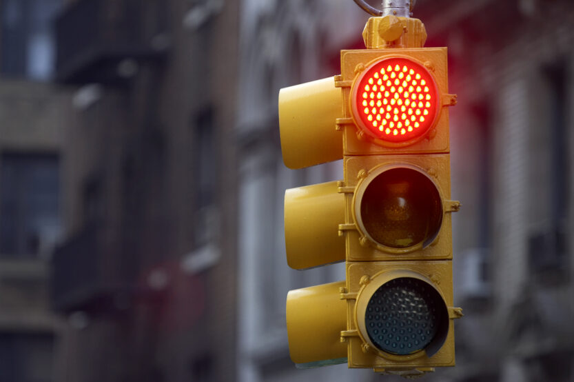 What to Do at an Intersection with Flashing Lights in Indiana
